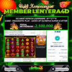 JACKPOT GATES OF OLYMPUS SUPER SCATTER 07 MARET 2026